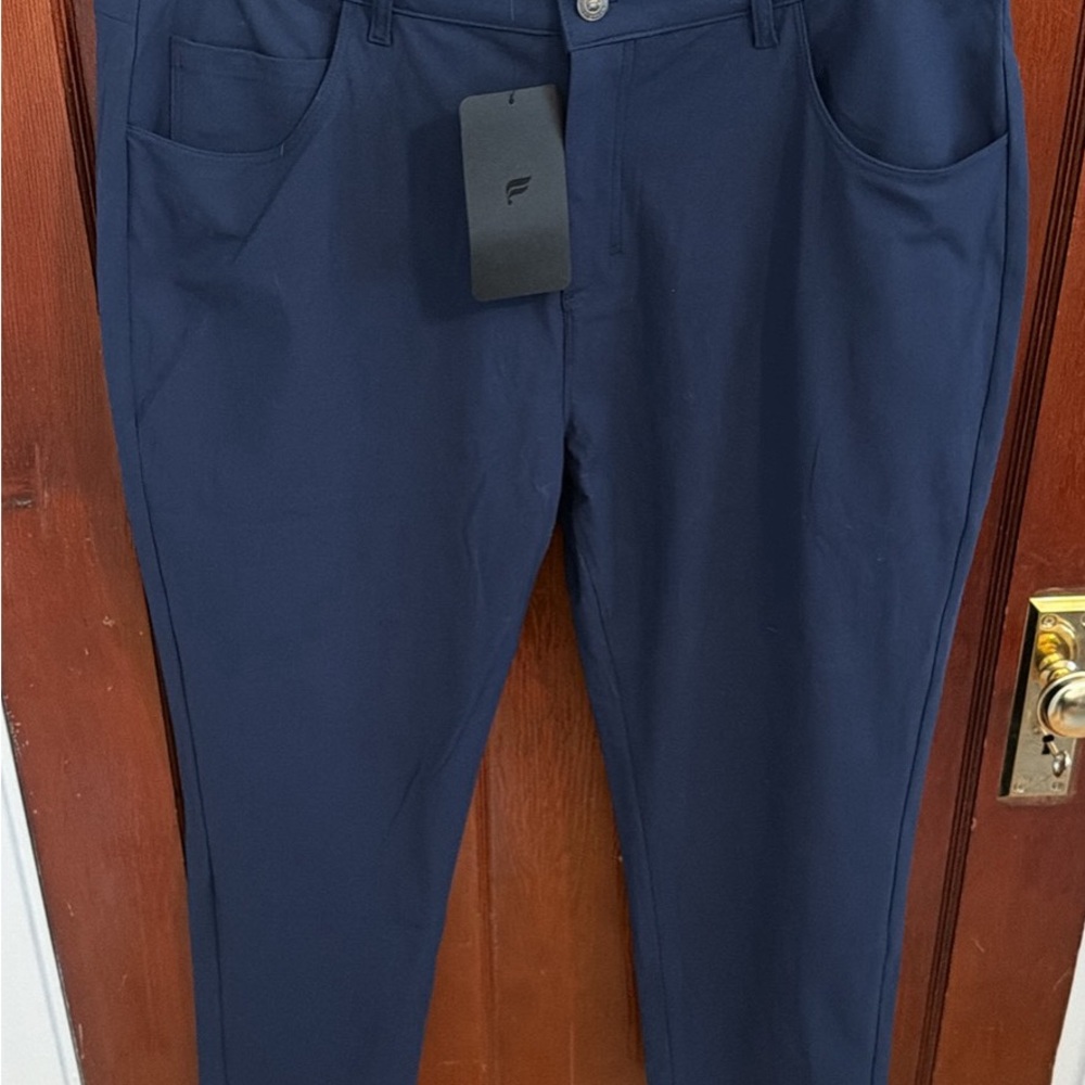 Fabletics Navy Golf Chino Trousers